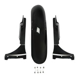Vivid Black Front Fender Fit For Harley Low Rider ST FXLRST 22-24 S FXLRS 20-24 Motorcycle