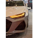 PP plastic 2012-2018 A7 upgrade C8 RS7 2023 wide body design car bumpers engine hoods old to new bodykit for Audi A7 body kit