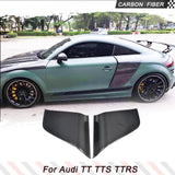 Carbon Fiber/FRP Black Side Door Fenders Blade Panels Flares for Audi MK2 8J TT TTS TTRS Coupe 2008 - 2014 Car Side Fender