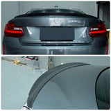 Car Rear Trunk Spoiler Wings for BMW 2 Series F22 F23 F87 M2 220i 228i M235i Coupe 2014-2017 Rear Spoiler Wing Lip Carbon Fiber