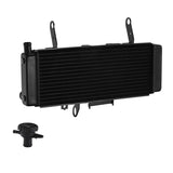Radiator Cooler Aluminum Black For SUZUKI SV650S SV650A SV650SA 2003-2004