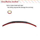 F82 Dry Carbon Fiber Spoiler For BMW 4 Series F82 M4 Coupe 2Door 2014-2020 Car Rear Trunk Boot Wing Lip HighKick Carbon Wing
