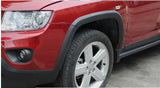 Full Size Fender Flares Wheel Arch Guard Trim For Jeep Compass 2011-2015 10pcs