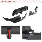 Carbon Fiber Car Rear Bumper Diffuser Lip Spoiler For BMW 2 Series G42 M Sport 2 Door 2022 2023 Rear Diffuser Splitters With LED