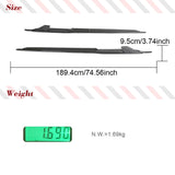 Dry Carbon Car Side Skirts Bumper Lip Extensions Spoiler for Audi R8 V10 GT Performance Coupe Spyder 2023 New R8 Carbon Car Kits