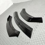 C117 W117 Front Bumper Lip Diffuser BodyKits Spoiler Splitter Tuning For Mercedes Benz CLA Class CLA180 200 220 260 2016-2019