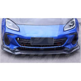VRS Style Real Carbon Fiber Front Bumper Lip Fit For Toyota GR86 Subaru BRZ ZN8 ZD8 High Quality Fitment