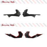 Carbon Fiber Front Bumper Canards Splitters for Audi S3 RS3 8Y A3 Sline 2022-2023 Car Front Racing Body Kits Air Vent Fins Cover
