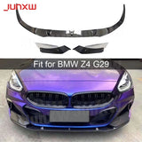 Carbon Fiber Front Bumper Lip With Splitters for BMW Z4 G29 M Sport 2019 2020 2021 Front Bumper Splitters Lip Chin Spoiler