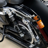 Remote Reservoir Rear Suspension Shocks For Harley Touring 2014-2024 Electra Road Street Glide FLTRK FLTRX FLTRU