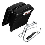 Motorcycle Hard Saddlebag Saddle Bag Conversion Bracket For Harley Softail Fat Boy 1984-2017 2016