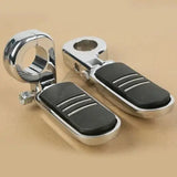 32mm Universal Highway Foot Pegs & Mount For Yamaha Kawasaki Suzuki Honda Harley