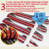 For Toyota Previa XR50 Estima Tarago 2006-2019 2007 Door Strip Car Exterior Door Handle Covers Trim Set Style Fit Protection Kit