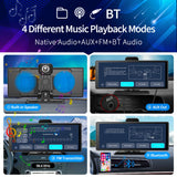 10.26" Wireless CarPlay & Android Auto Dash Cam ADAS 4K DVR Bluetooth Audio AUX GPS Navigation Dashboard Video Recorder