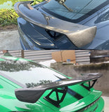 The rear wing of carbon fiber beautification spoiler in car trunk is suitable for Porsche  Cayman Boxster 981 986  987 718 GT4