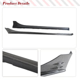Carbon Fiber Side Skirts Rocker Panels Spoiler For Toyota 86 Subaru BRZ 2013-2020 Side Bumper Extension Lip Spoiler Splitters