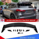 Rear Top Trunk Spoiler Lip For Mercedes GLA H247 GLA35 GLA45 AMG Style Painted