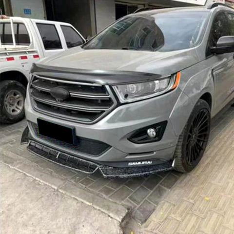For Ford Edge Front Bumper Split Lip Body Kit Spoiler Diffuser Deflector 2015-2022 High Quality Sports Modification Accessory