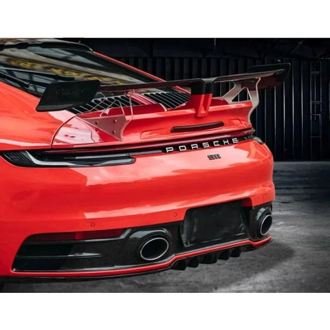 Body Kits for Porsche 911 992 TechArt Dry Carbon Fiber Rear Lip FRONT LIP Spoiler Side Skirts Car Modification Bumper Decoration