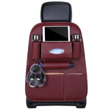 Car Seat back Storage Organizer Bag Universal PU Leather Multifunction Storage Box Stowing Tidying Pocket Auto Styling