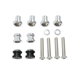 Upright Sissy Bar Backrest Docking Hardware Kit For Harley Low Rider Sport Glide FXLR FXLRS FLSB 2018-2024