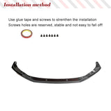 Dry Carbon Car Front Bumper Lip Spoiler for Audi R8 V10 GT Performance Coupe 2023 New R8 Carbon Car Kits Guard Chin Lip