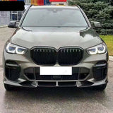 For BMW X5 G05 2018-2022 Carbon Fiber Front Bumper Lip Diffuser Front lip Spoiler Front Chin Spoiler Front lip Auto parts body k