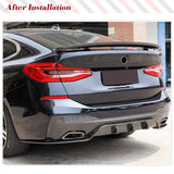 Carbon Fiber Rear Trunk Racing Spoiler Boot Lip Wing For BMW 6 Series G32 GT 640i 2017-2022 Car Rear Boot Lid Spoiler Wing Lip