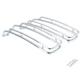 Chrome Saddlebags Lid Top Rail Guards For Harley Touring Road King Street Electra Glide FLH FLHX FLHS FLHTK FLTC 2014-2024