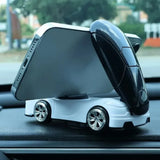 360° Rotating Car Model Navigation Bracket Strong Self-adhesive Car Mobile Phone Holder Car Interior Instrument Ornament Decor