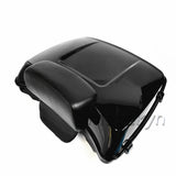 09 Up Black Latches Razor Tail Luggage Top Box Tour Pak Pack Backrest for Harley Davidson Street Glide Ultra Electra CVO