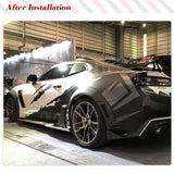 Carbon Fiber / FRP Car Wheel Fender Flares For Chevrolet Camaro 2016 - 2019 Front and Rear Fender Car Body Kits