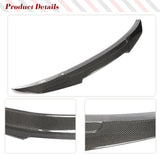 Carbon Fiber Car Rear Trunk Racing Spoiler Boot Lip Wing for Audi A5 S5 RS5 B9 Coupe 2 Door Not for Convertible 2017-2023