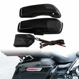 Motorcycle Saddlebag Lids W/ 5"X7" Speaker Cutouts For Harley Road King Electra Street Glide Ultra-Classic 2014-2024 2020