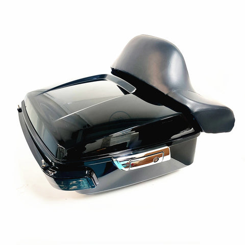 Waterproof ABS King Tour Pak Pack Topbox Top Box Case for Harley Davidson Touring Road King Street Ultra Electra Glide 09 21