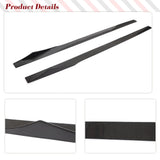 Carbon Fiber Side Skirts Fits for Alfa Romeo Giulia Base Sport Sedan 2015-2020 Under Door Rocker Panels Valance Extension Lip