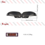 For Toyota Mark X Reiz 2010-2017 Car Rearview Side Mirror Cover Wing Cap Exterior Door Rear View Case Trim Carbon Fiber Caps