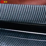 Suitable for Cadillac CT5 front shovel 24-26CT5 integrated front lip black/carbon patterned CT5 black wing front bumper lip