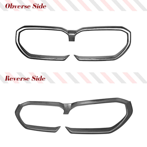 Dry Cabom Car Front Racing Grille Trims Car Front Grill Cover For BMW 5 Series G60 G61 G68 2024 Car Front Racing Body Kits