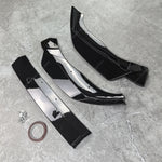 For Bmw X3 G01 X4 G02 Lci 3pcs Front Bumper Splitter Lip Spoiler Diffuser X3 X4 iX3 20i 20d 30i 30d 30e M40i M40d Bodykits 2021-