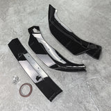 For Bmw X3 G01 X4 G02 Lci 3pcs Front Bumper Splitter Lip Spoiler Diffuser X3 X4 iX3 20i 20d 30i 30d 30e M40i M40d Bodykits 2021-