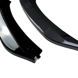 Front Bumper Splitter Lip Diffuser Tuning Plastic Spoiler Accessories Body Kit Front Shovel For Seat Leon 3 MK3 MK3.5 2012-2019