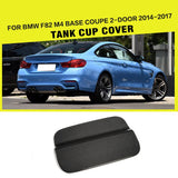 Carbon Fiber Car Exterior Oil Gas Fuel Tank Cap Trim for BMW F82 M4 Base Coupe 2-Door 2014 - 2017 NO for Convertible