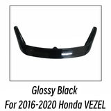 For Honda VEZEL Hatchback 2016-2020 Rear Trunk Lid Car Wings Ducktail Lip Spoiler Black Carbon Tuning Exterior Accessories Part