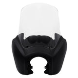 Front Headlight Fairing with 15'' Windshield Cover For Harley Dyna Low Rider Super Wide Glide Fat Street Bob T-Sport Motorcycle