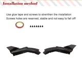 Dry/Wet Carbon Car Rear Bumper Splitters Apron for BMW 3 Series G80 M3 2021 2022 Rear Splitters Diffuser Lip Winglets Canards