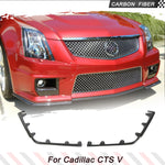 Carbon Fiber Car Front Splitter for Cadillac CTS-V Coupe 2009-2015 Car Front Bumper Lip Winglets Canards Protector Body Kits