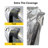 Wheel Arch Protector Fender Flares For Ford Ranger T7 2015 2016 2017 2018 Double Cabin 6" Mudguard 4X4 Car Accessories