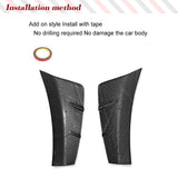 Prepreg Dry Carbon Car Front Bumper Side Air Vent Fender Cover for Mercedes W205 C205 C300 C43 2019-2020 Car Front Body Kits