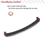 Carbon Fiber Rear Roof Spoiler for BMW X6 F16 F86 X6M 2015-2018 Car Rear Trunk Spoiler Wing Window Roof Spoiler Body Kits